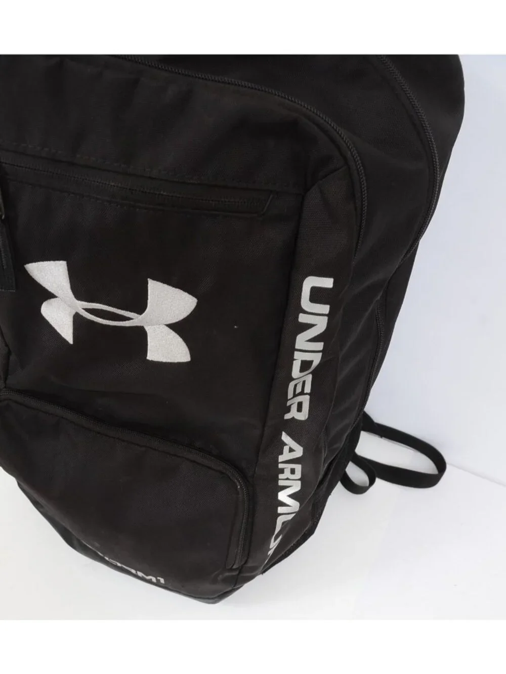 Under Armour Storm 1 Team Hustle All Sport Backpack Black Silver Rucksack